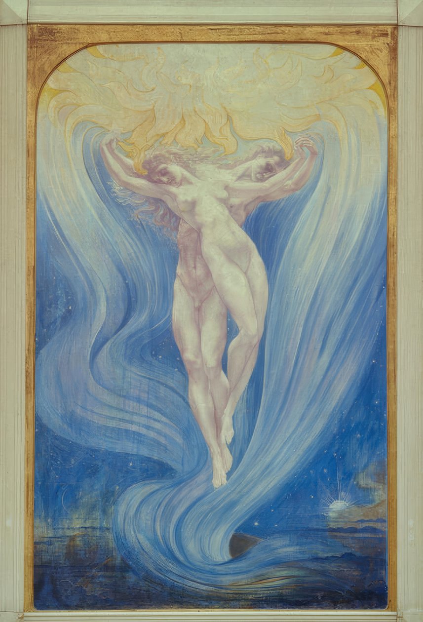 Sjælenes kærlighed af Jean Delville