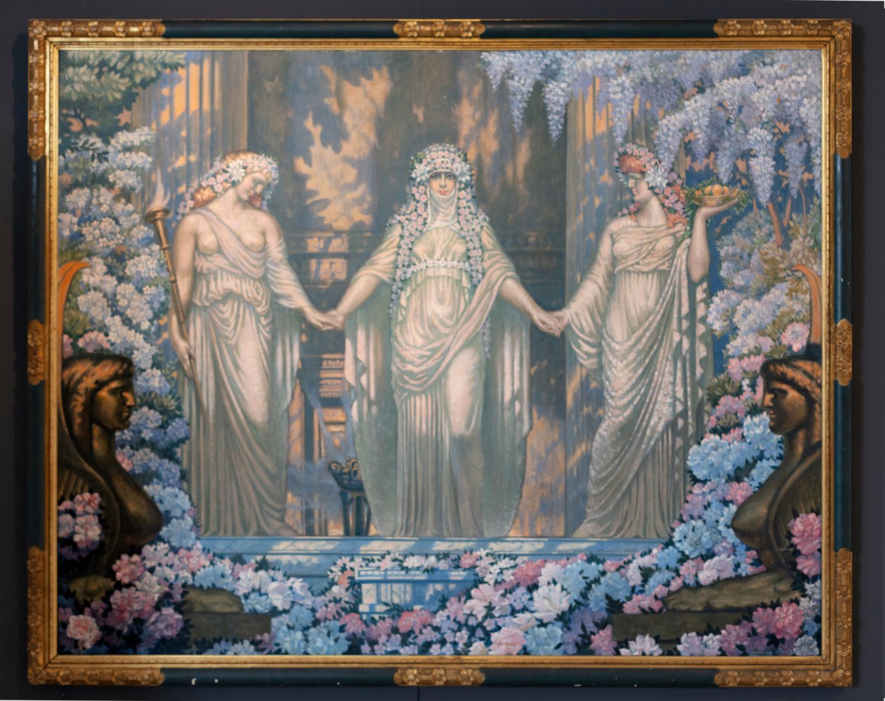 Kvinderne i Eleusis af Jean Delville