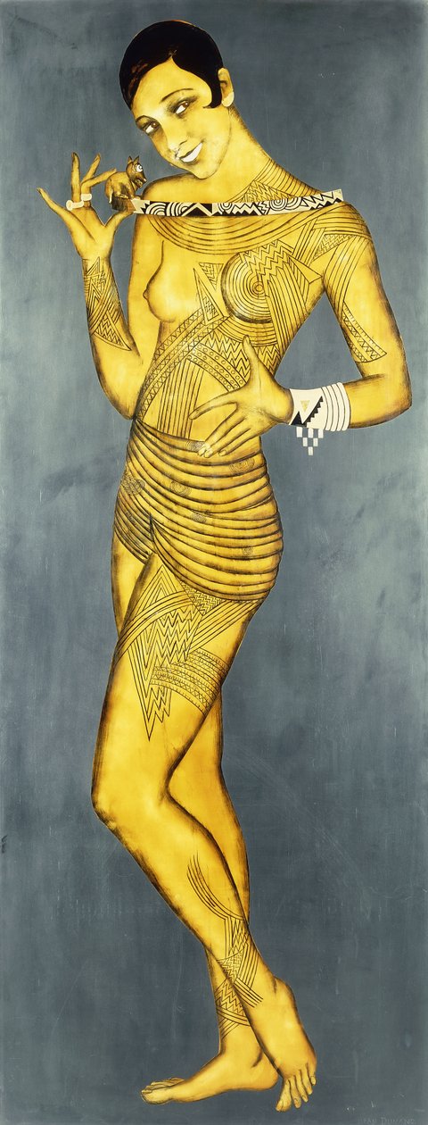 Josephine Baker, ca. 1927 (lak) af Jean Dunand