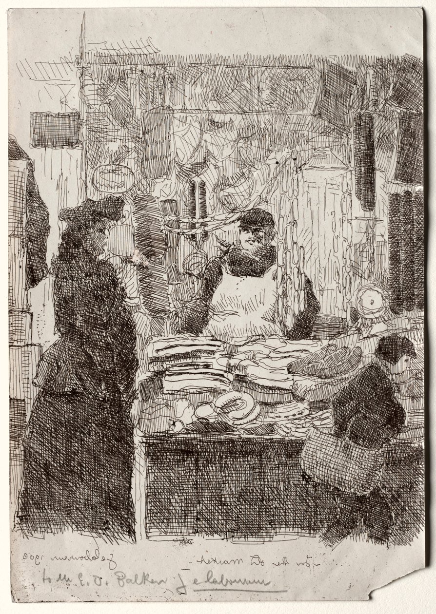 På det gamle marked af Jean Emile Laboureur
