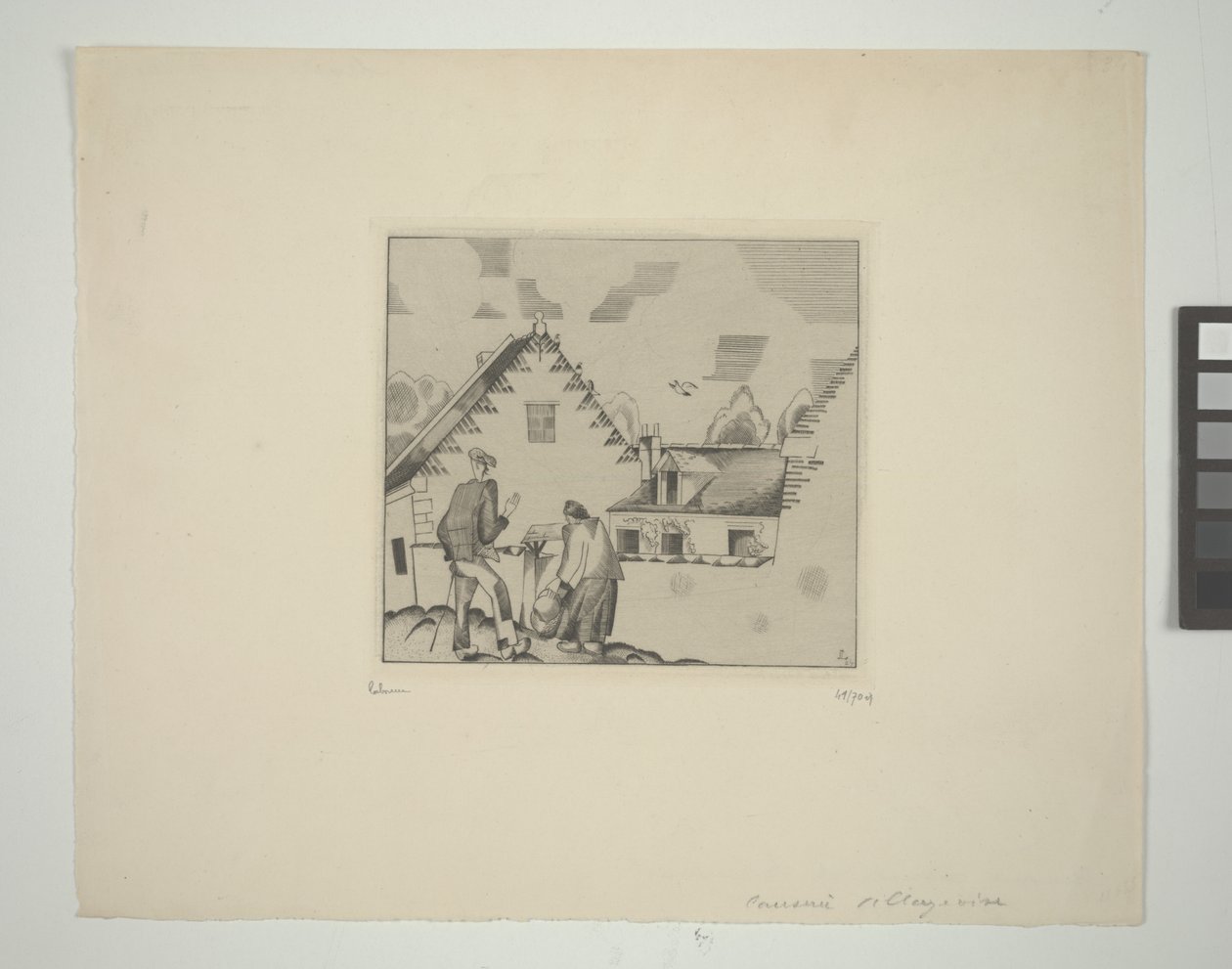 Landsbysladder af Jean Emile Laboureur