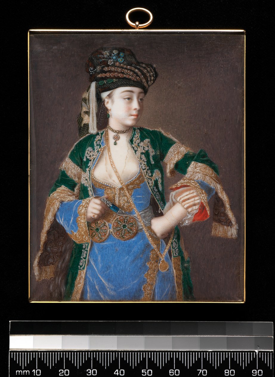 Laura Tarsi, "A Grecian Lady", 1745-1749dani af Jean Étienne Liotard