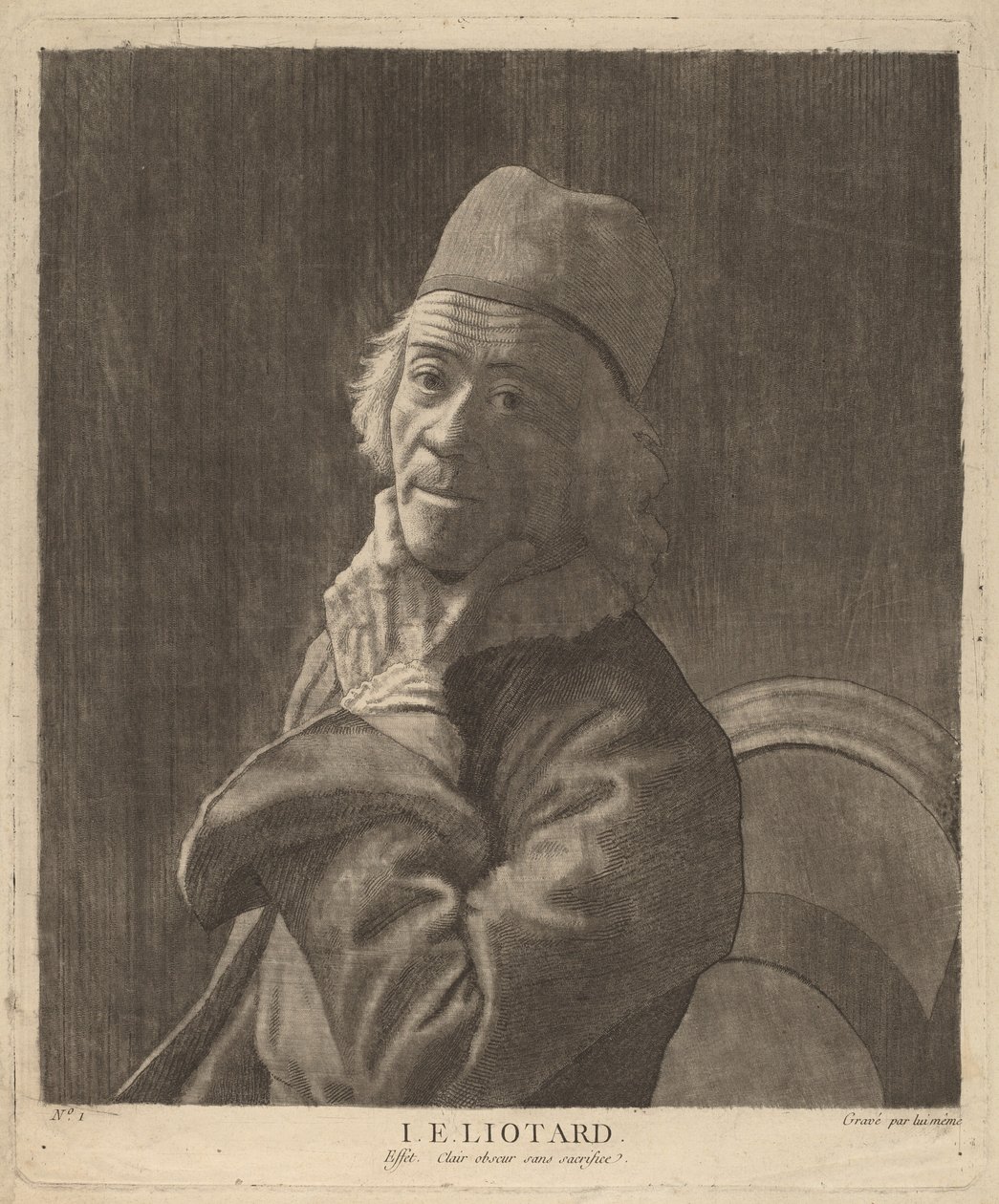 Selvportræt af Jean Étienne Liotard