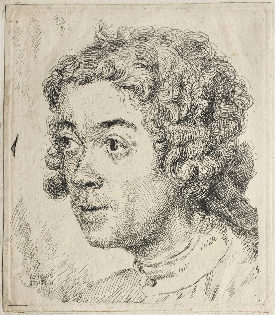 Selvportræt, ca 1731. af Jean Étienne Liotard