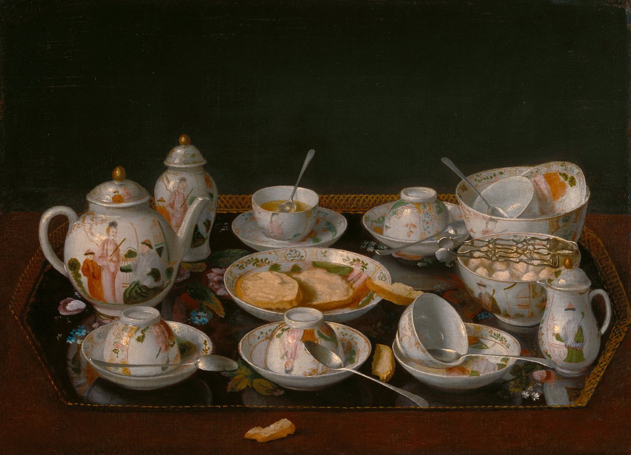 Stilleben: Tesæt af Jean Étienne Liotard
