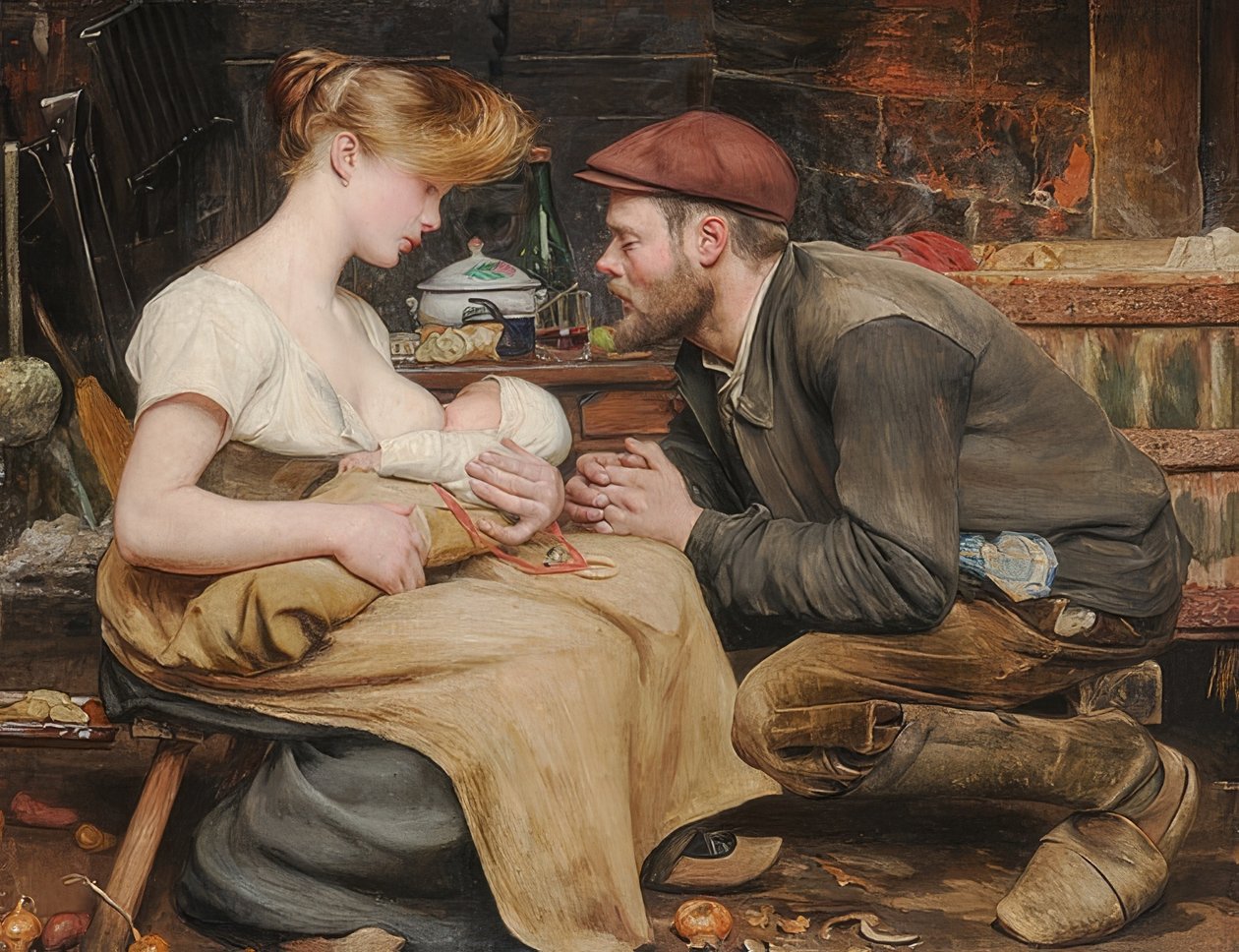 Forældres lykke. 1903 af Jean Eugene Buland