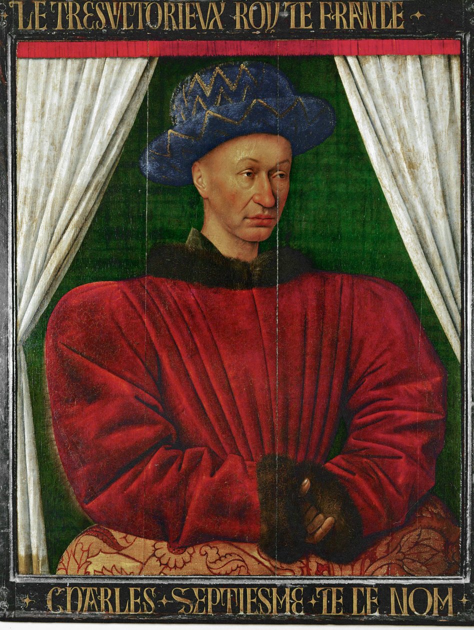 Karl VII, konge af Frankrig ... af Jean Fouquet