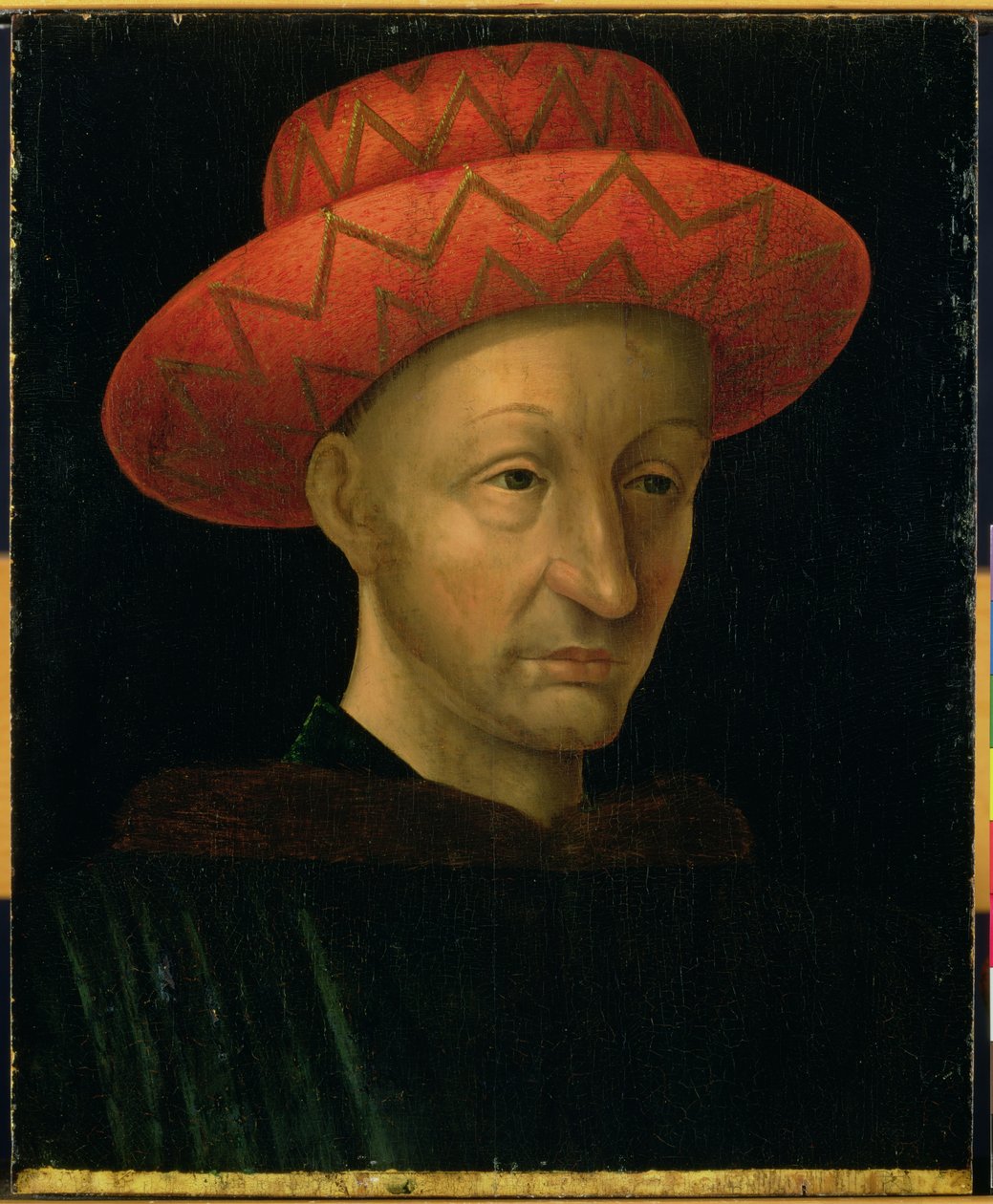 Portræt af Charles VII (1403-61) af Jean Fouquet