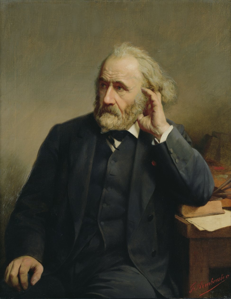 Portræt af Joseph Chenavard (1807-95) af Jean Francois Armbruster