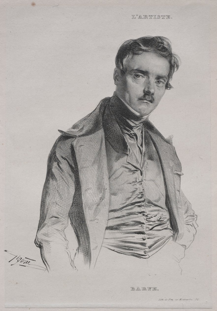 Antoine-Louis Barye. af Jean Francois Gigoux