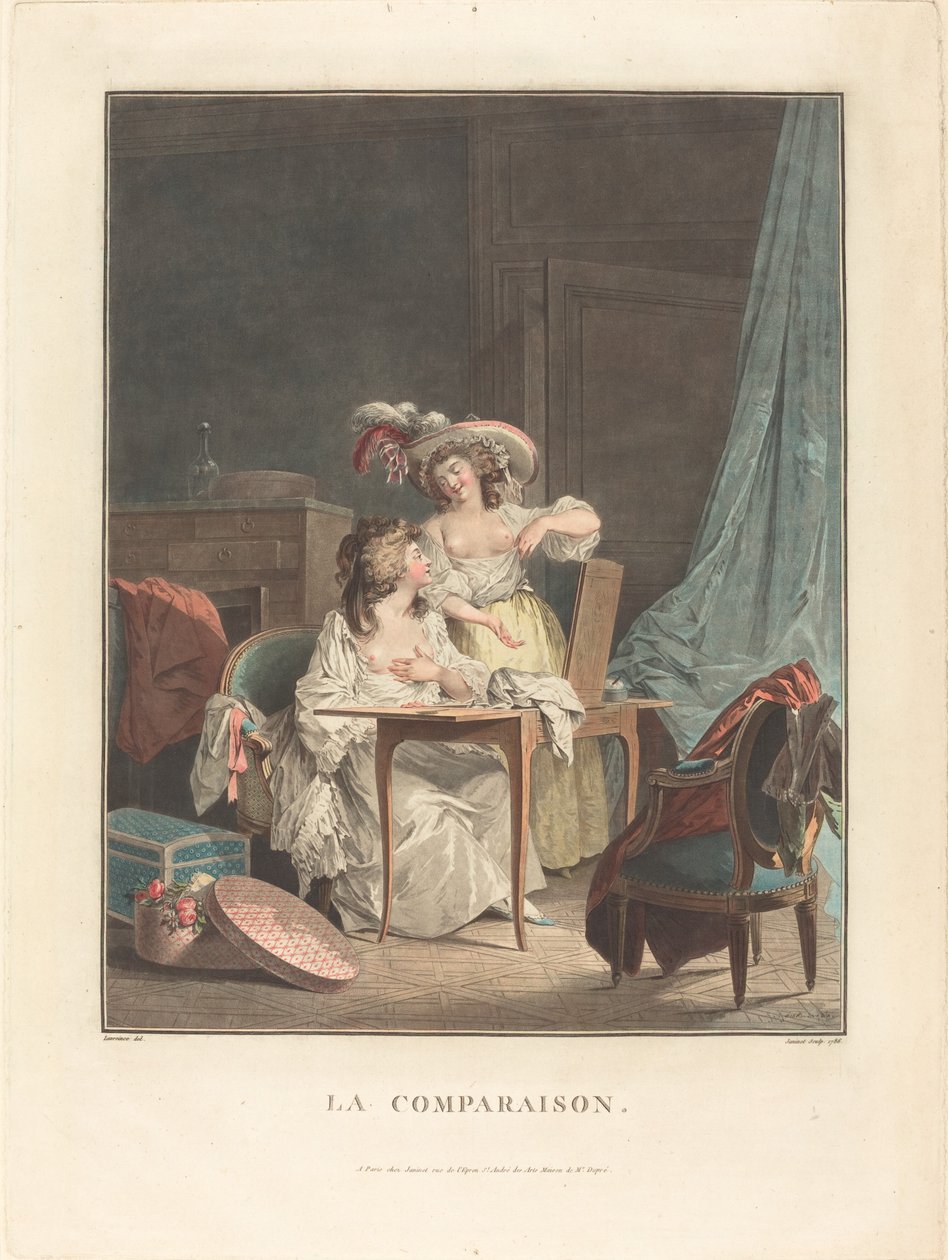 Sammenligningen, 1786. af Jean Francois Janinet