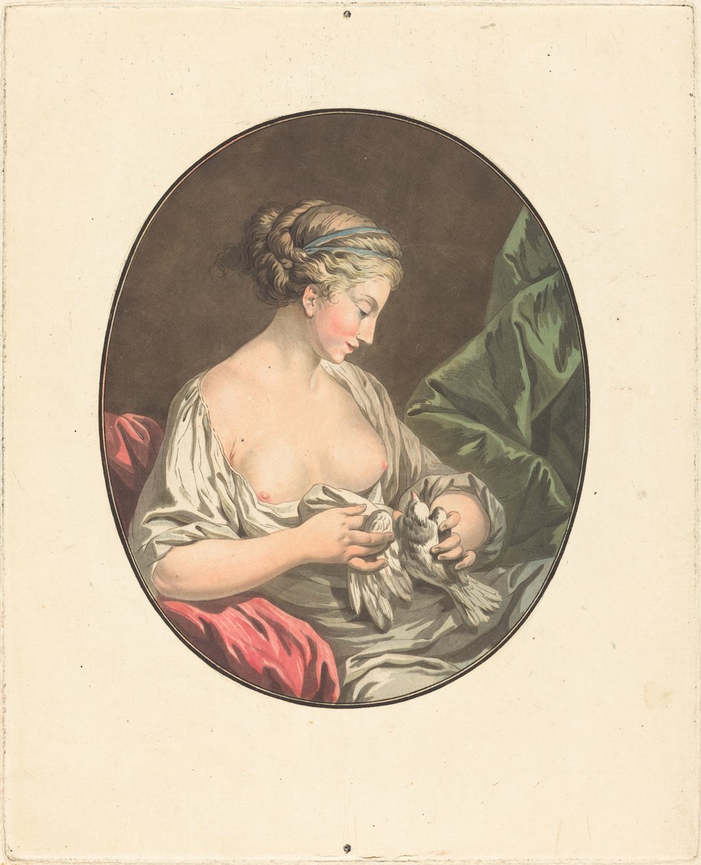 Venus med duer. af Jean Francois Janinet