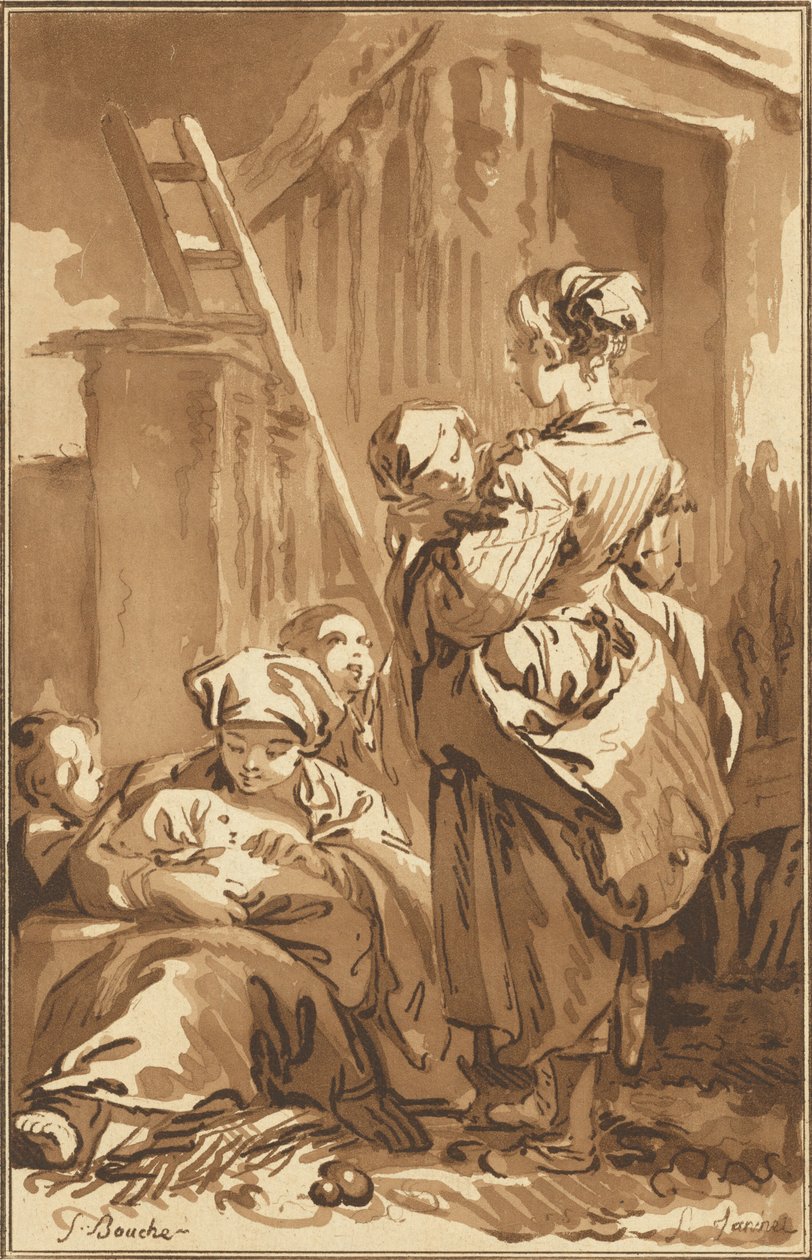 Sygeplejersker, 1780. af Jean Francois Janinet