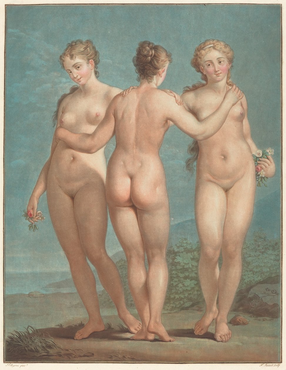 De tre nåder. af Jean Francois Janinet