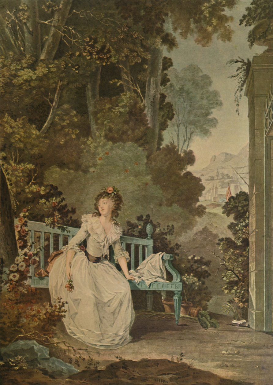 Madame Dugazon, 1770, 1913 af Jean Francois Janinet