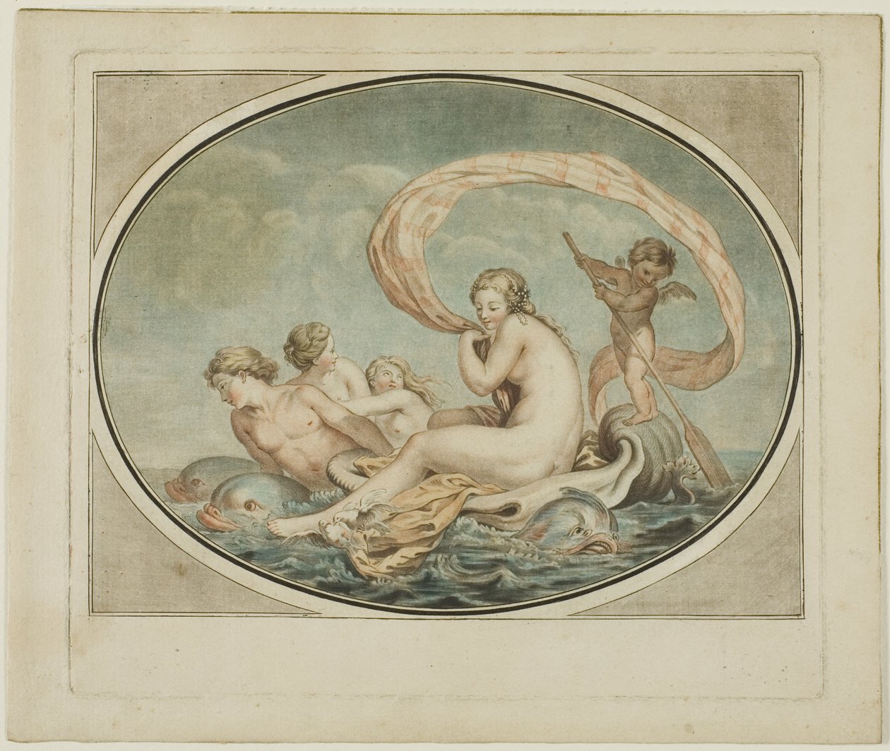 Galatheas stridsvogn af Jean Francois Janinet