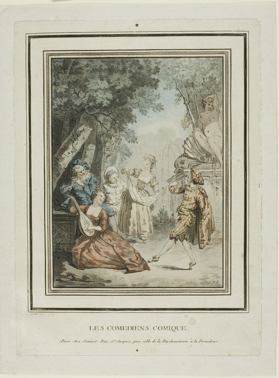 Komikerne af Jean Francois Janinet
