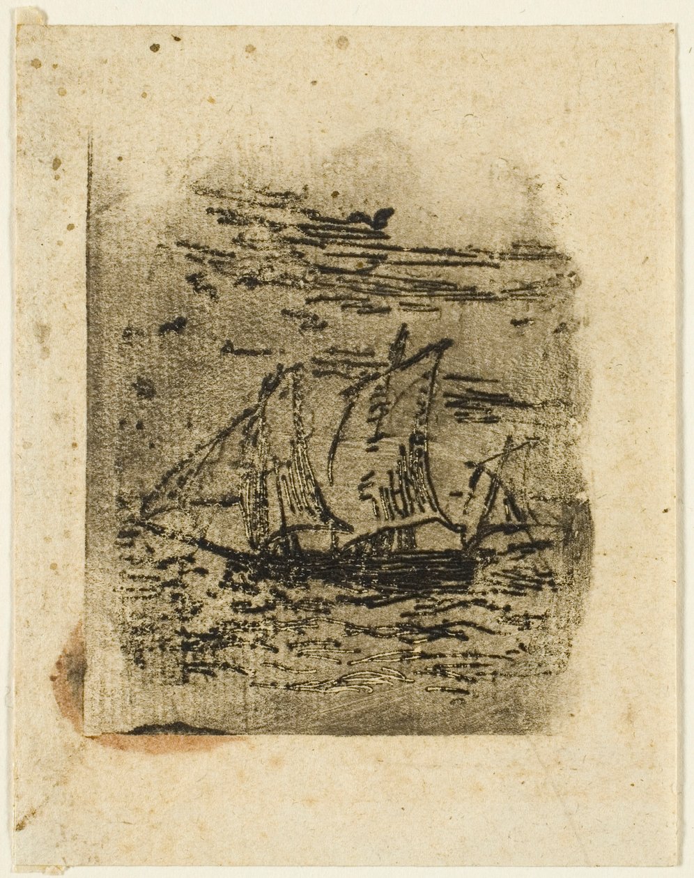 Et Fartøj Under Sejl af Jean Francois Millet