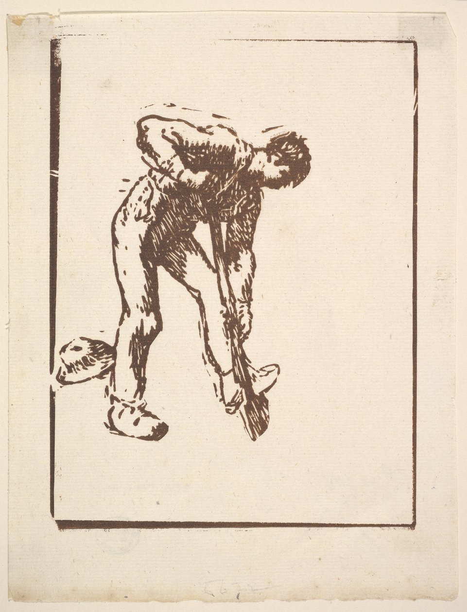 Digger, 1863. af Jean Francois Millet