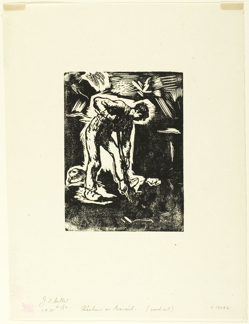 Bondegravning af Jean Francois Millet