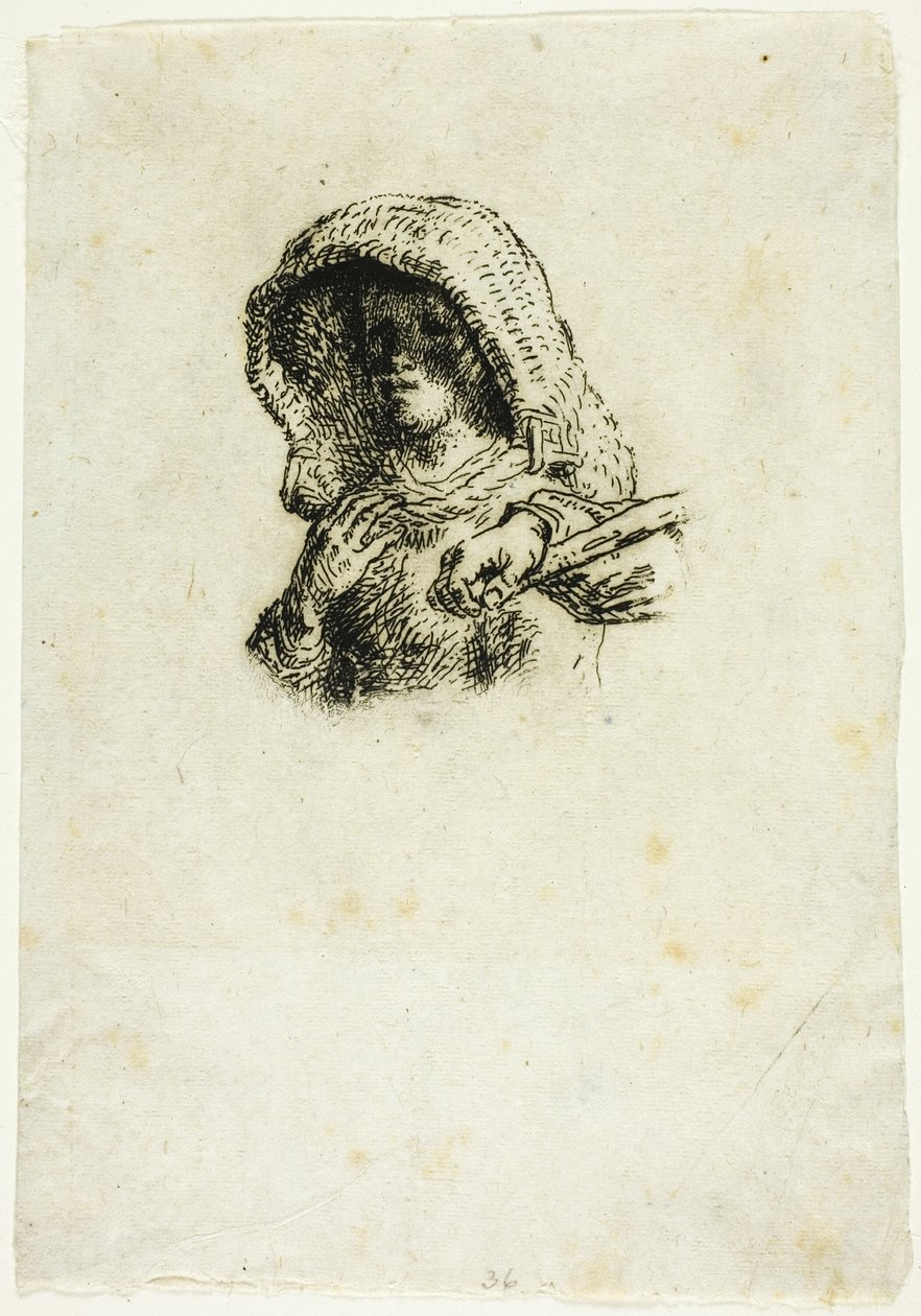 Bønder går på arbejde af Jean Francois Millet