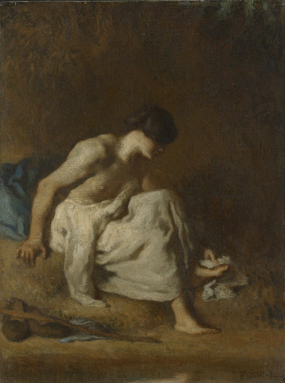Baderen, 1846–48 af Jean Francois Millet