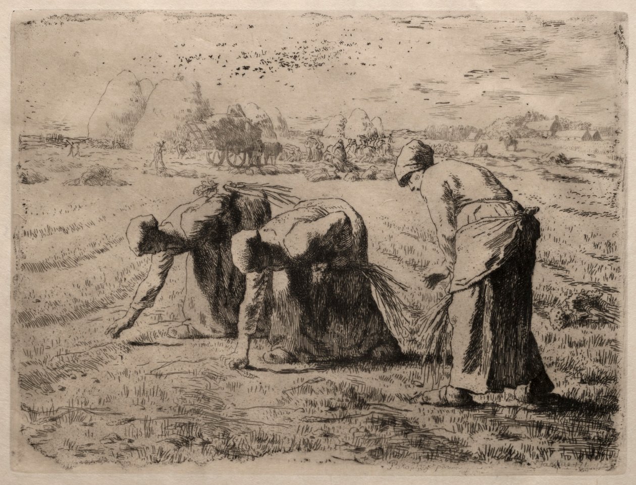 The Gleaners. af Jean Francois Millet