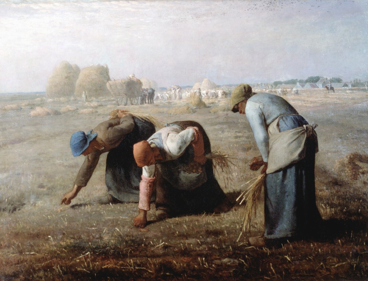 The Gleaners, 1857 af Jean Francois Millet
