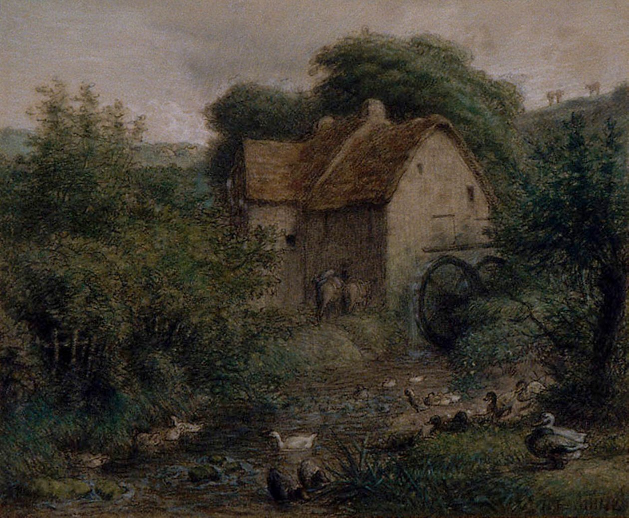 Den Gamle Mølle af Jean Francois Millet