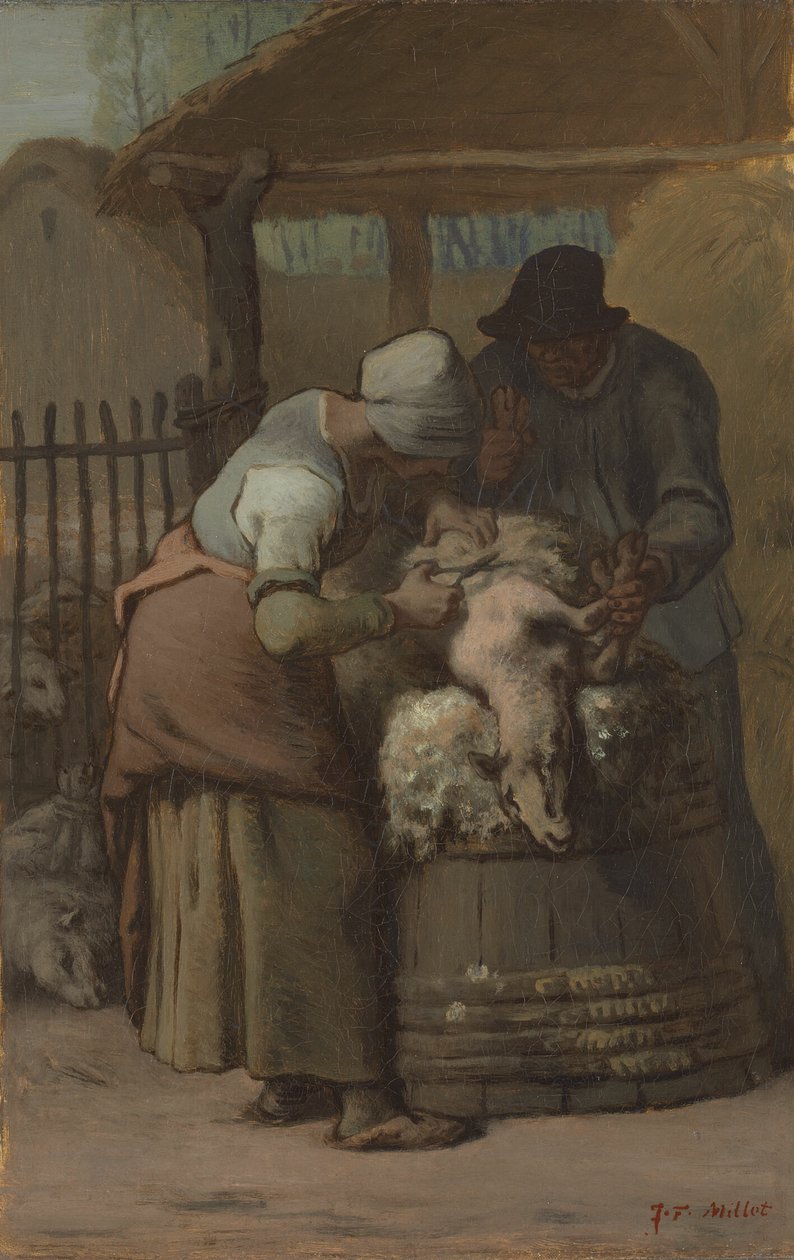 Fårenes hørere af Jean Francois Millet