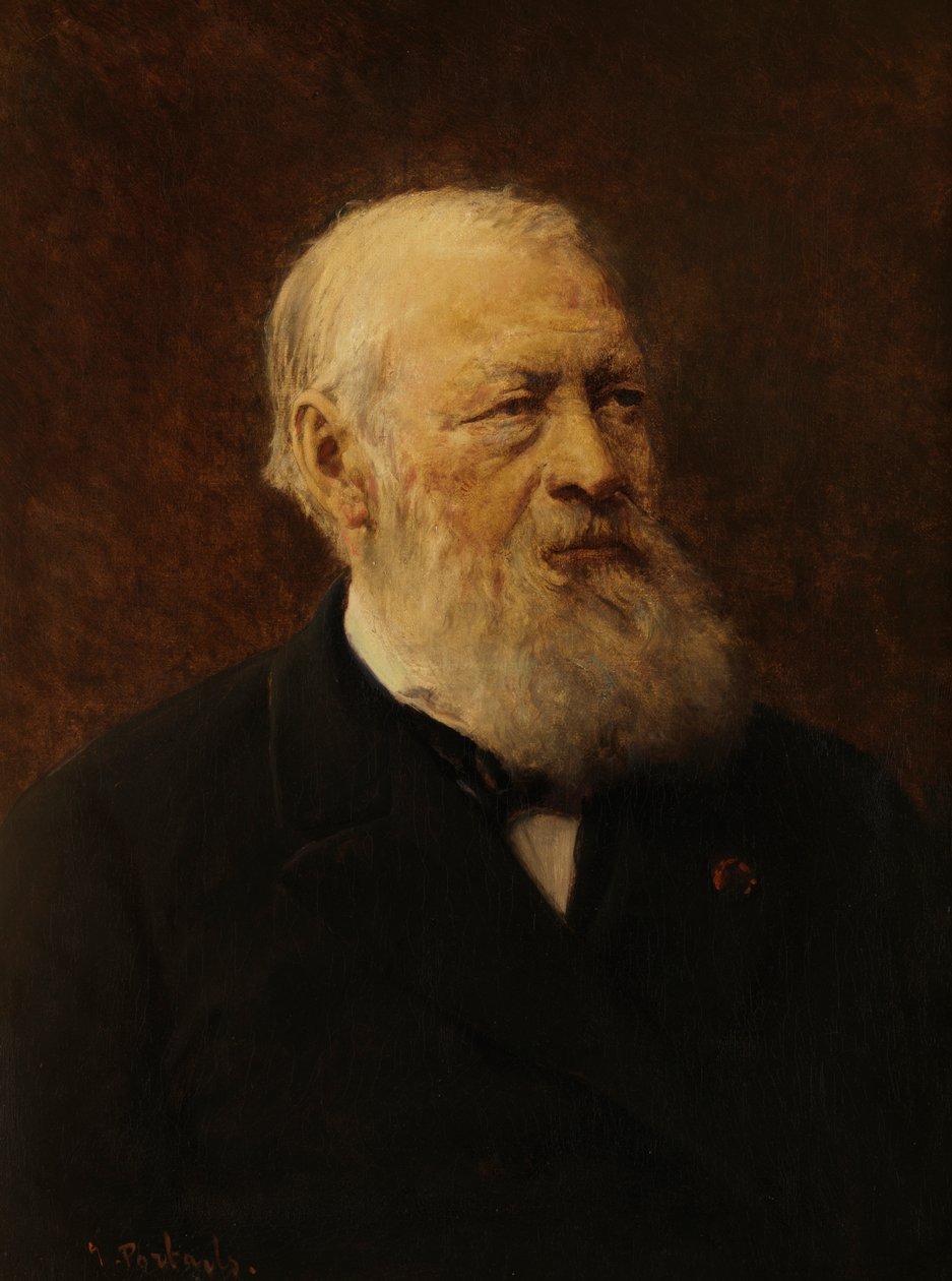 Hendrik Conscience (olie på lærred) af Jean Francois Portaels