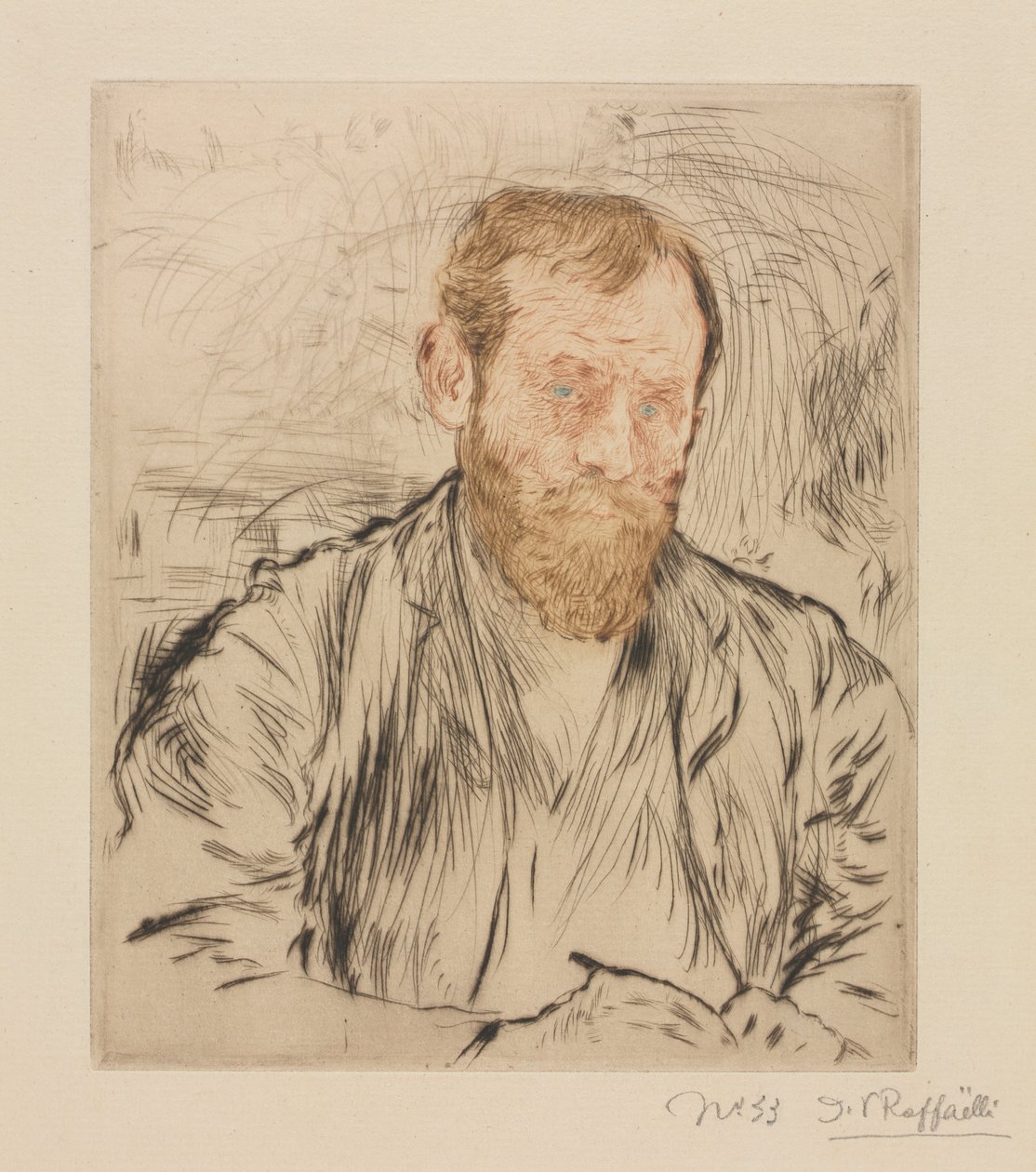 Selvportræt af Jean Francois Raffaelli