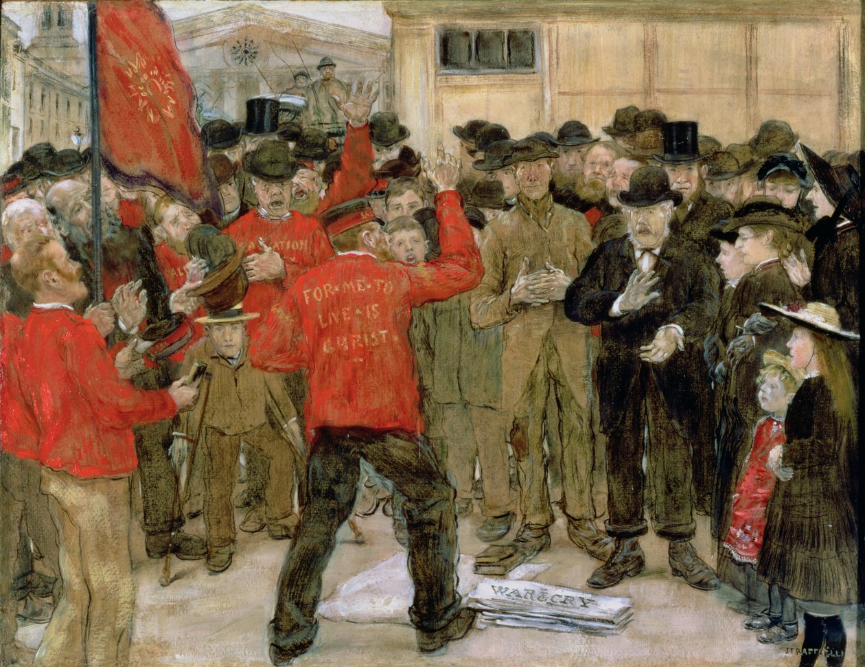 Frelsens Hær af Jean Francois Raffaelli
