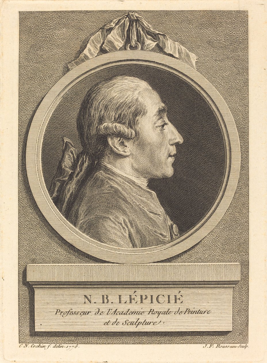 N.B. Lepicie af Jean Francois Rousseau after Charles Nicolas Cochin II