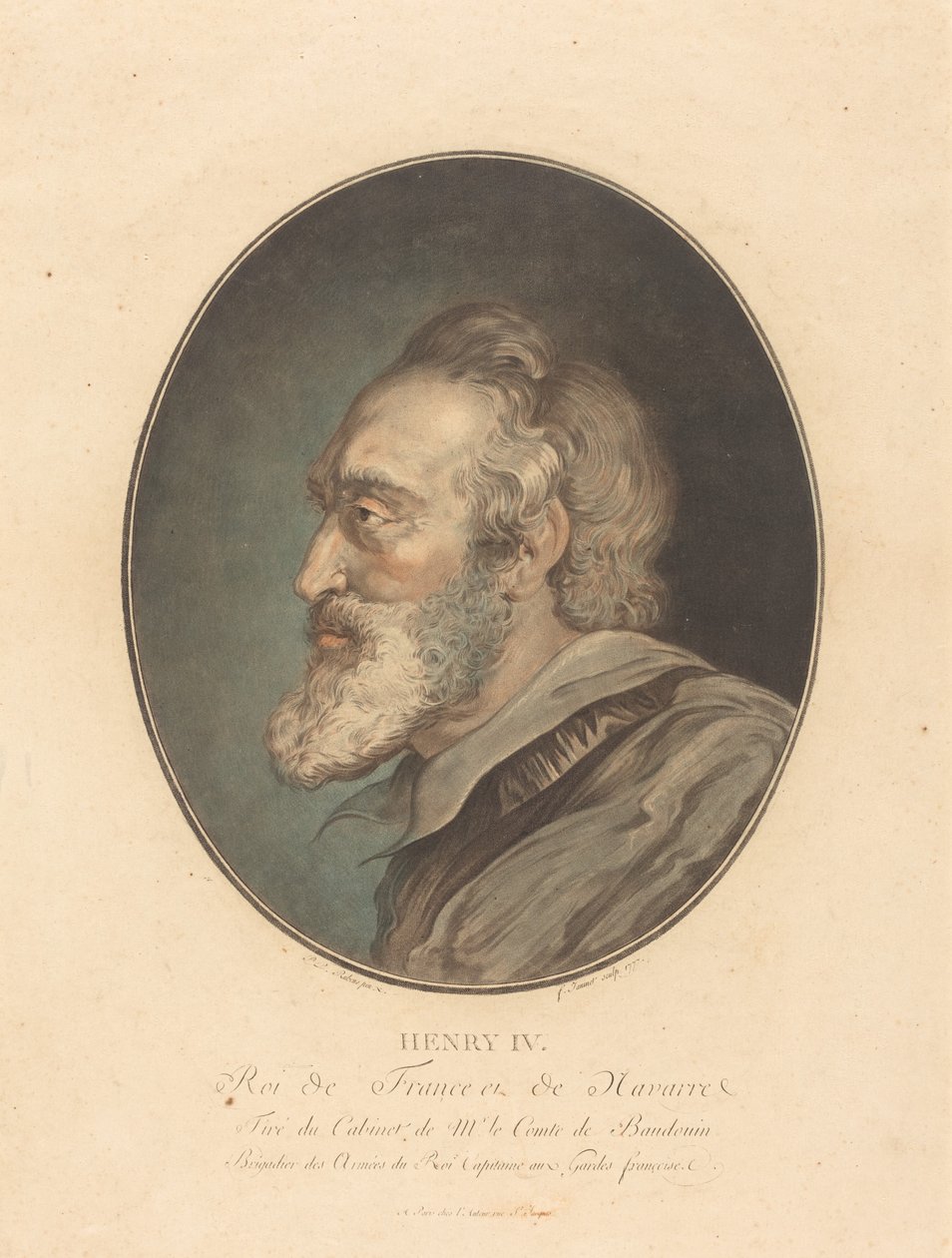 Henrik IV af Jean François Janinet after Sir Peter Paul Rubens