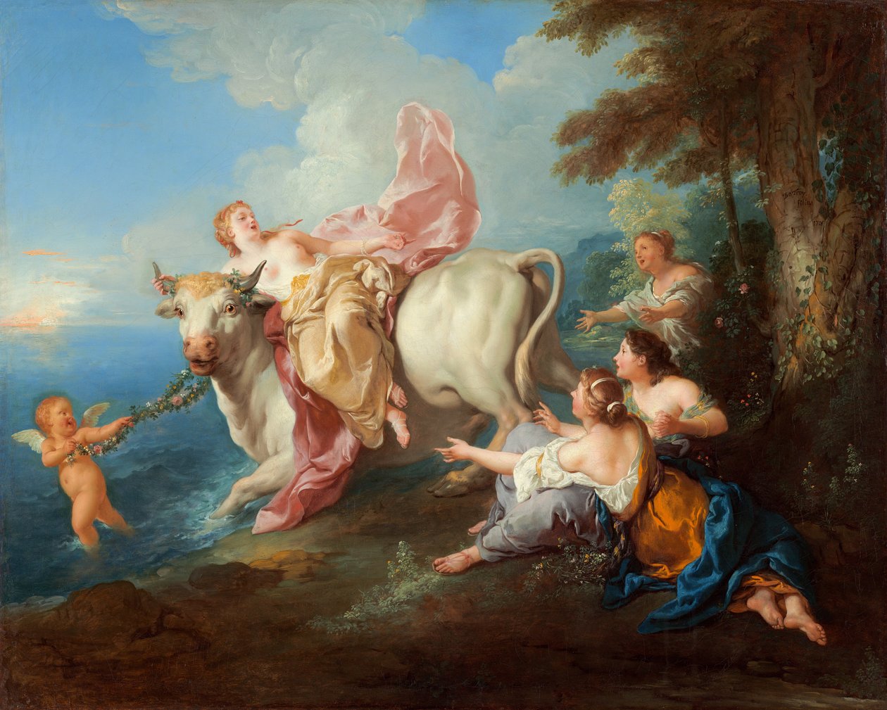 Bortførelsen af Europa, 1716. af Jean François de Troy