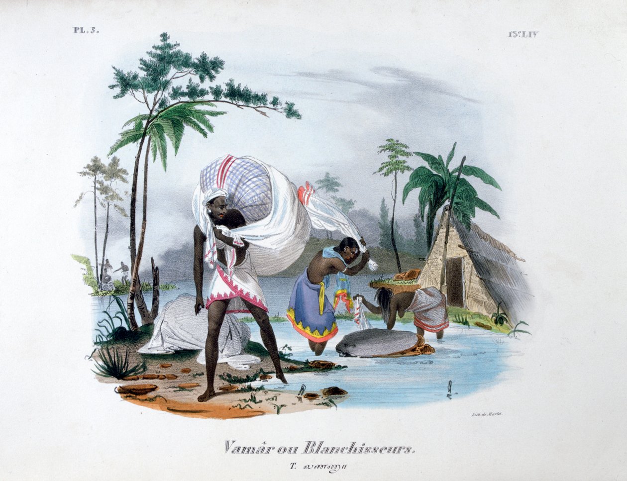 Hvidvaskere, 1828 af Jean Henri Marlet