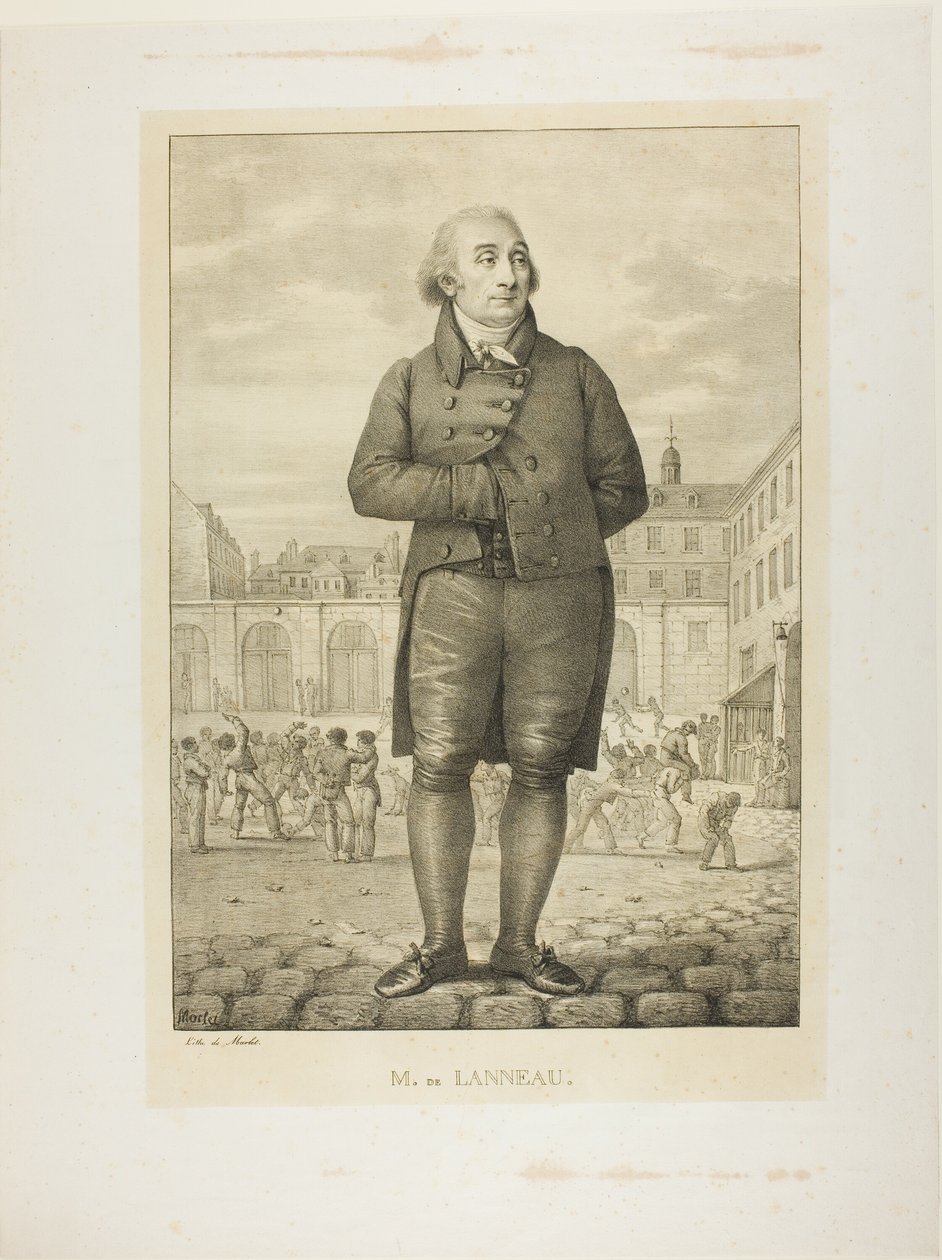 Portræt af M. de Lanneau af Jean Henri Marlet