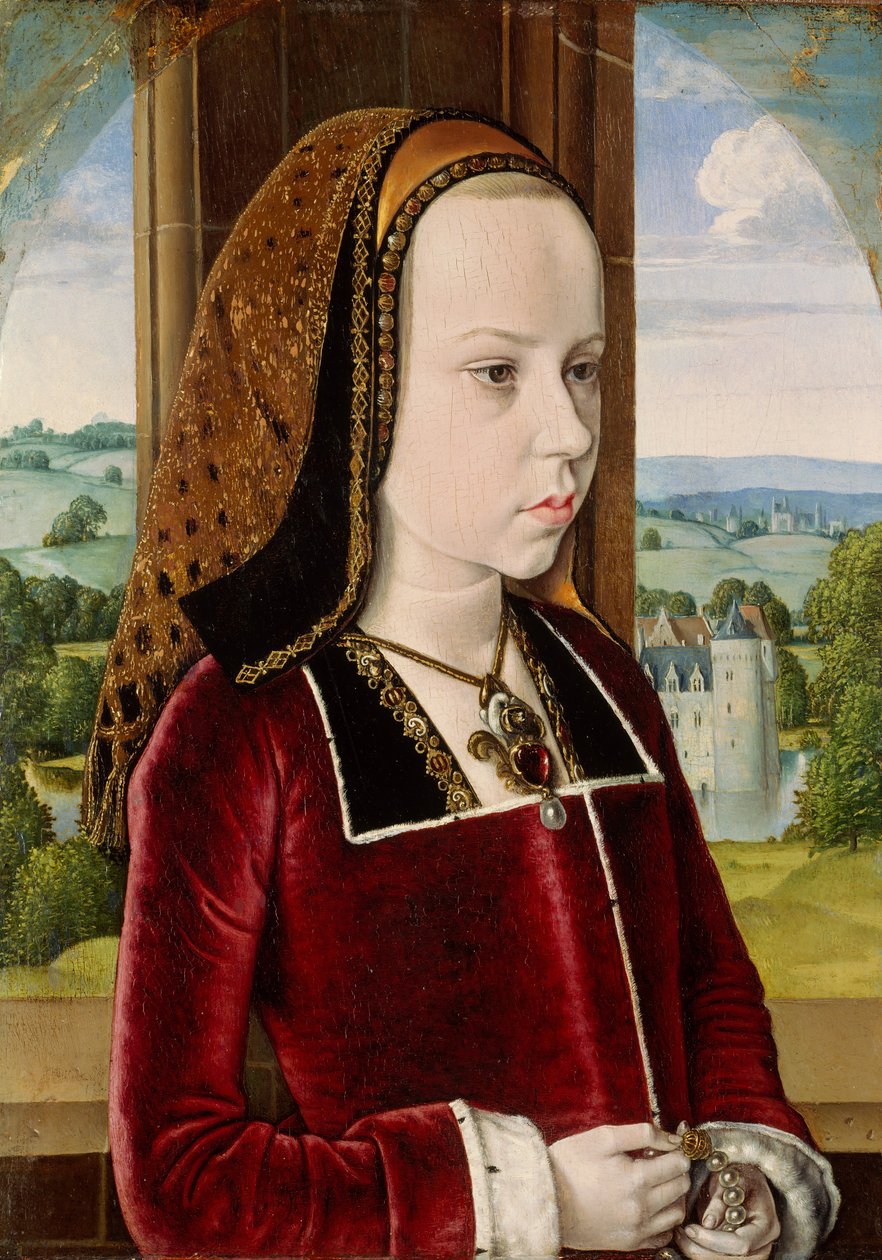 Margaret af Østrig, ca. 1490. af Jean Hey