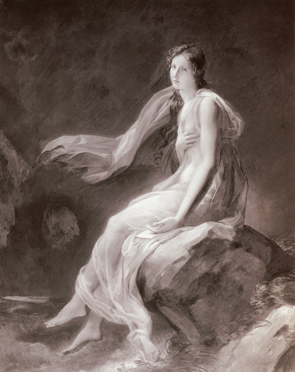 Juliette Récamier af Jean Honore Fragonard