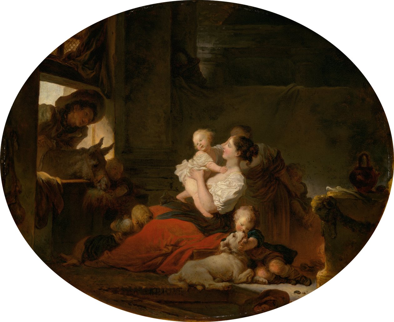 Den lykkelige familie af Jean Honore Fragonard