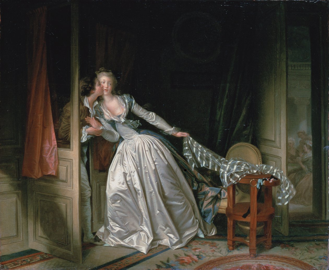 Det stjålne kys af Jean Honore Fragonard