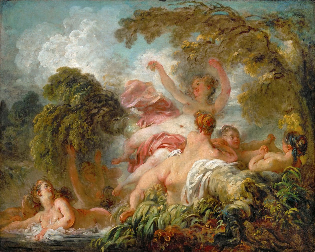 Badende af Jean Honore Fragonard