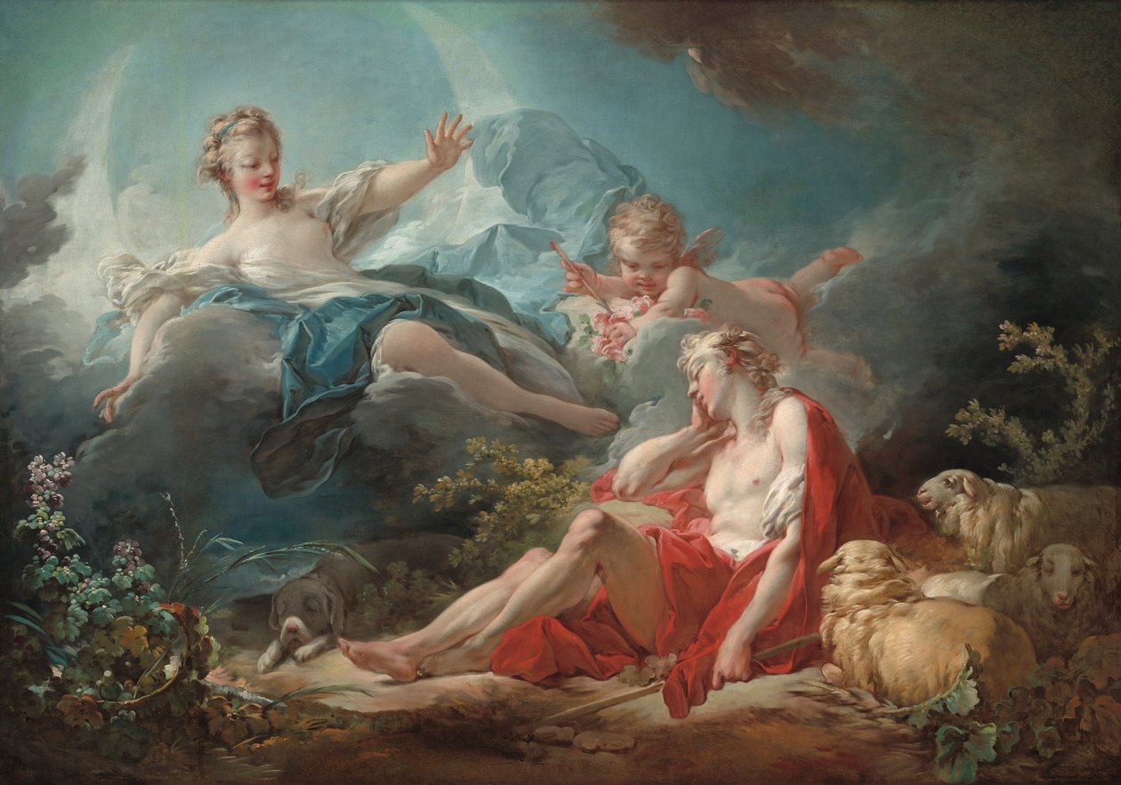 Diana og Endymion af Jean Honore Fragonard