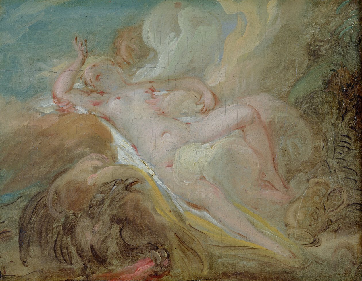 Jupiter og Io af Jean Honore Fragonard