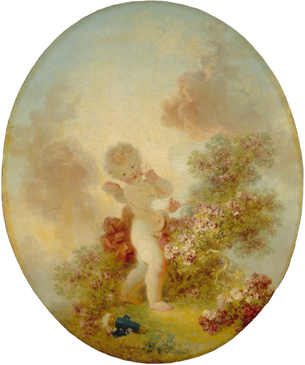 Elsker Sentinel, c.1773-76 af Jean Honore Fragonard