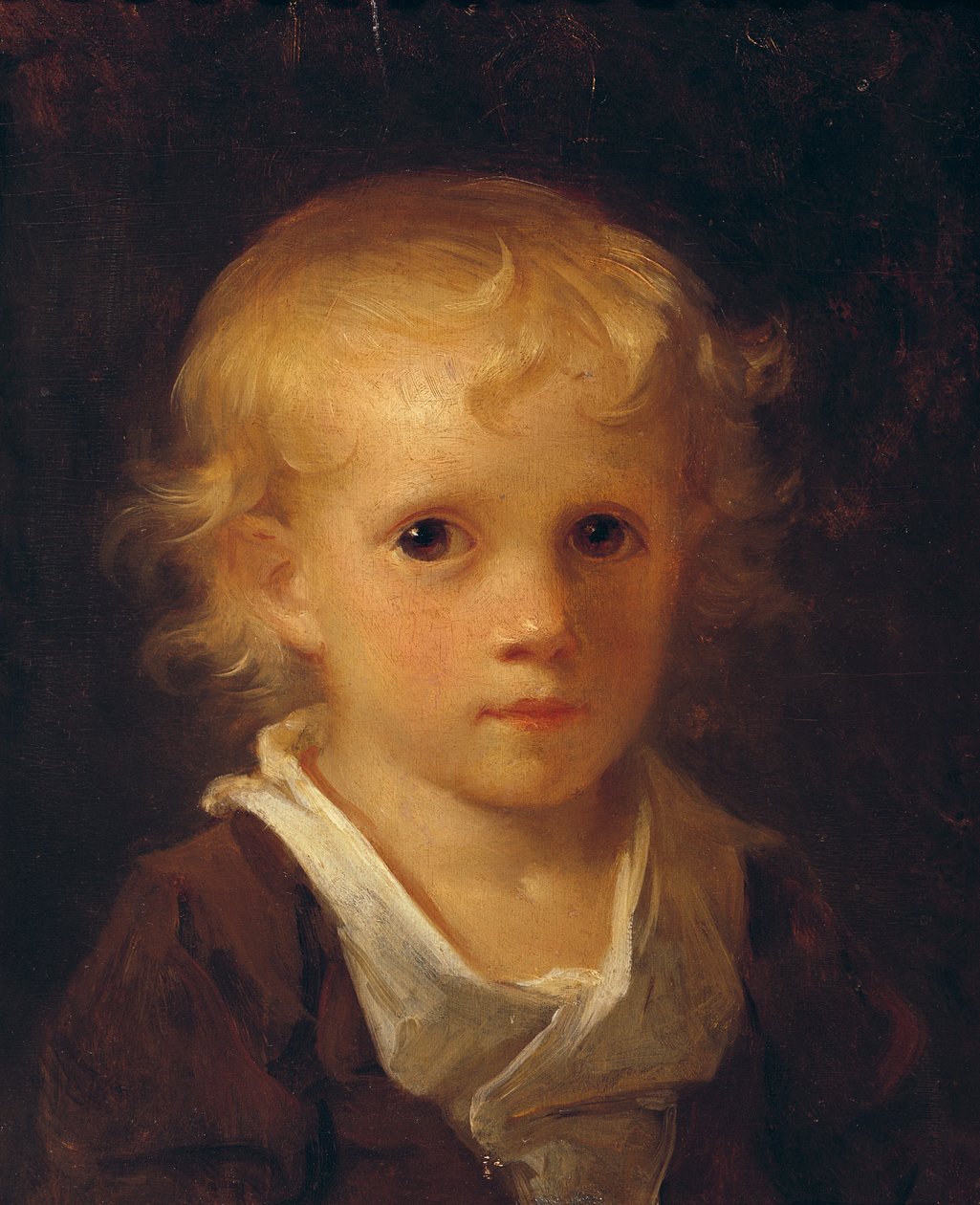 Portræt af et barn af Jean Honore Fragonard
