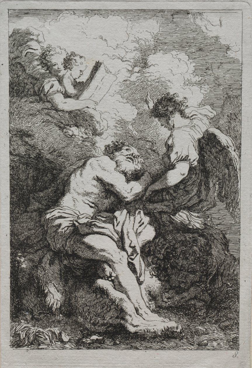 Sankt Jerome af Jean Honore Fragonard