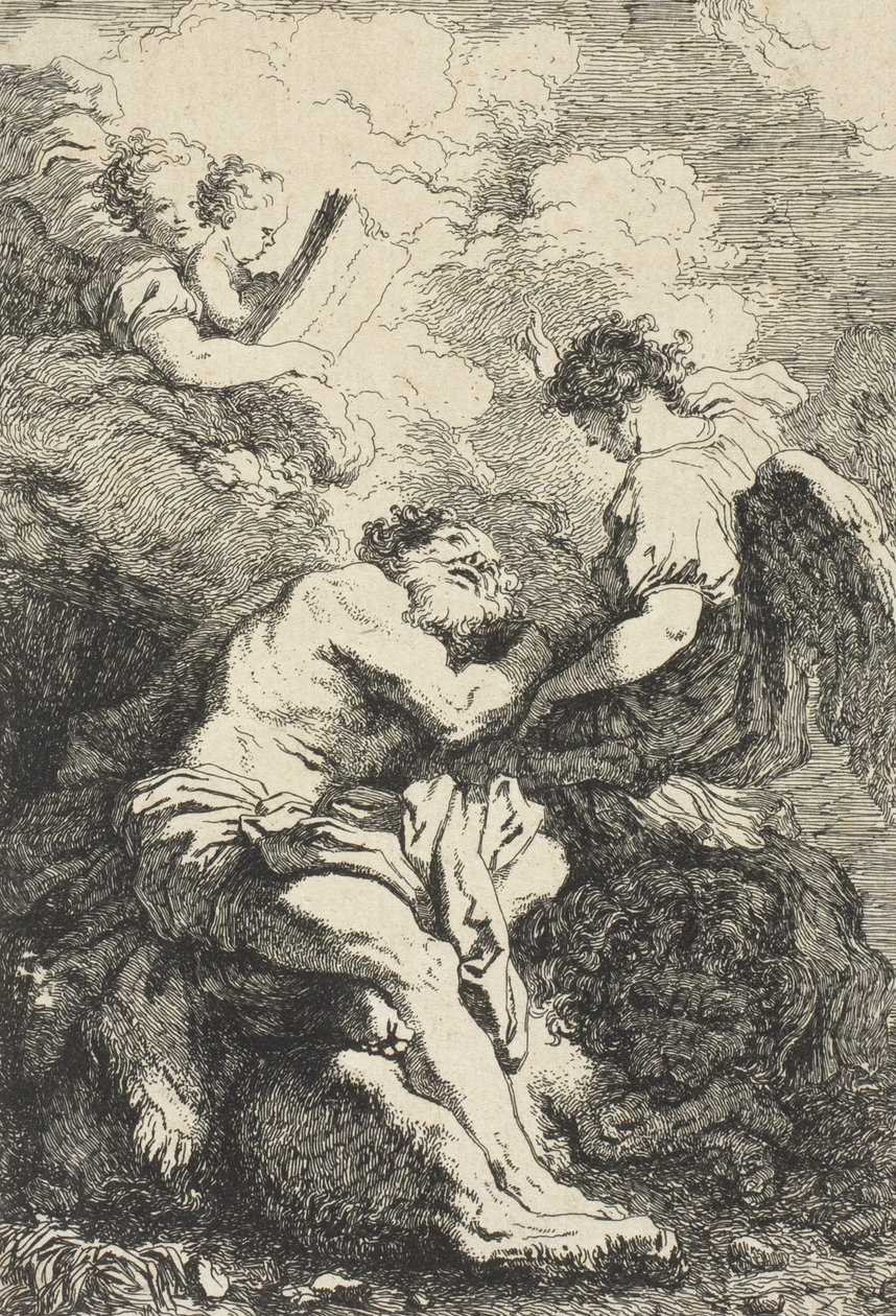 Sankt Hieronymus, ca. 1761-65 af Jean Honore Fragonard