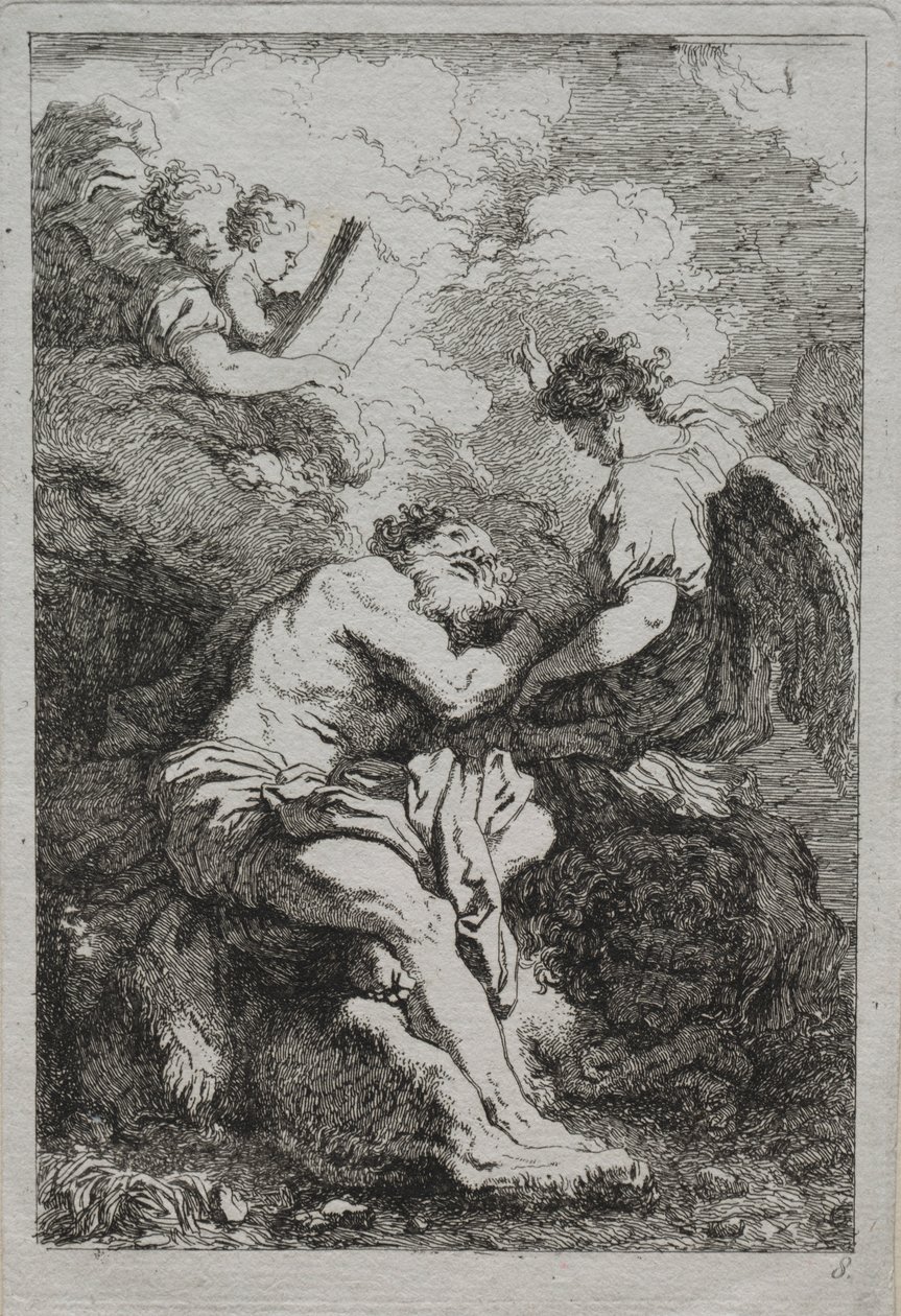 Sankt Jerome. af Jean Honore Fragonard